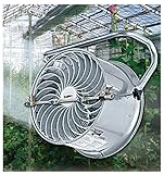 ノズル付きハウス用循環扇　最大風量88ｍ3/min　生育促進！暖房効率アップ　すくすくファンSHC-35C-1ストレート型細霧ノズル付