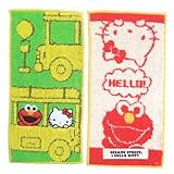 セサミ×キティ グッドディ ポケットタオル2枚組 390319