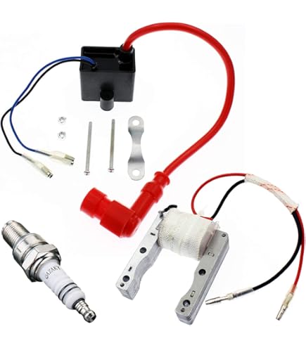 Engine For Bicycle QAZAKY High Performance Coil Compatible With 49cc - 50cc 60cc 66cc 80cc Engine Motor Motorized Bicycle Bike With Parts Magneto 80cc