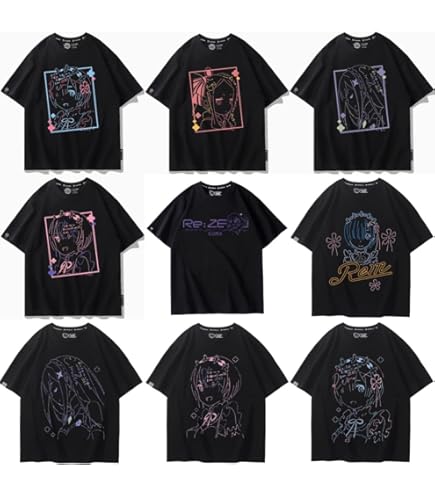 Re:ゼロから始める異世界生活 エミリア Tシャツ ブラック Mサイズサイズ Re:ゼロから始める異世界生活 TシャツB［エミリア］ Mサイズ