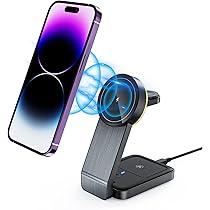 Amazon.co.jp: Eisuiyi ワイヤレス充電器 マグネット式 3in1充電