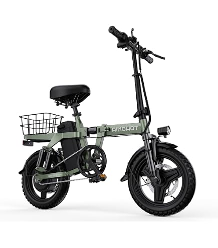 Amazon | 折りたたみ自転車 アシスト走行可能 Ripwheat 14インチタイヤ