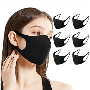 マスク ウレタン 6枚セット 立体型 洗えるマスク 繰り返し使用可 男女兼用 花粉症 対策 予防 Naturali (ブ…