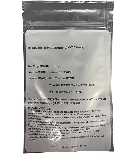 Amazon.co.jp: tokyo mooon CBN 原料 高濃度 パウダー クリスタル
