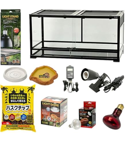 Amazon.co.jp: 【ジェックス】フトアゴ&リクガメ飼育キットGTP6030