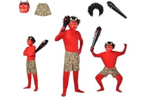 [BXINF] お面 おに節分 豆まき オニ退治 赤鬼 青鬼 節分豆 郷土 鬼面5件のスーツ 絶対泣ける扮装です