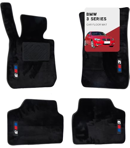 3W TPE Floor Mats 3-Piece Set For BMW 3 Series F30 F31 2012-2018 320i 328i 335i