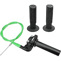 NIBBI 22mm Short Quick Throttle Twist Grip - High Sensitivity Racing Handle For Motorcycle, ATV, Dirt Bike Handlebars - View #5