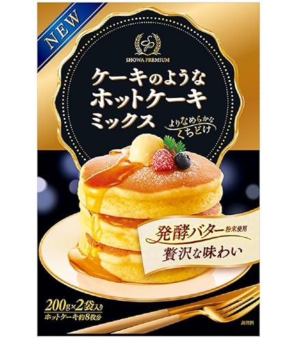 ほっとけーき Amazon | 昭和産業 ケーキのような ホットケーキミックス 400g | 昭和