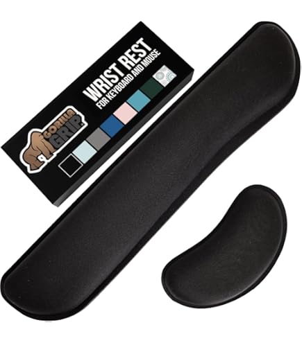 Gel Wrist Rest For Standing Desks, 30.13 X 3.25, Black