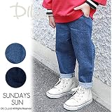 こなれ感デニムパンツ/SUNDAYS SUN（サンデイズサン） ストレッチ パンツ 100 ブルー