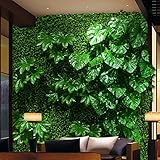 WENZHE 人工 フェイクアイビー 緑の植物のシミュレーション 壁掛け式 現実的な 芝生 グリーン 植物 縫うことができます 長い人生、 1㎡ (色 : 2 pieces)