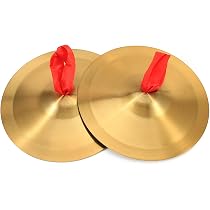Amazon.co.jp: ミニ シンバル 楽器 2個セット 直径12cm リズム楽器