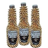 コロナ エキストラ デコレーションボトル 330ml 瓶 ×3本セット