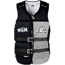 RONIX + Volcom ブラック/レッド ライフジャケット RONIX ロニックス ライフジャケット VOLCOM ボルコム YES イエス