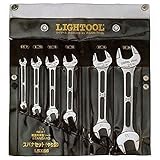 朝日 / ウルトラライトオープンエンドスパナセット」 LIGHTOOL 」 / LSXS 6 / 日本 F / S J 98120