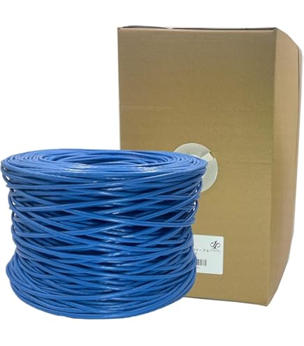 UTP Cat5e 薄青　300m 【001】 LANケーブル cat5e 300m 薄青色 UTP 単線 マジカルリール