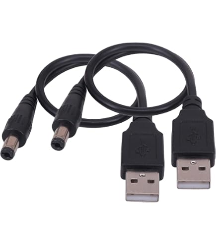 Amazon.co.jp: RUITEXUN USB - DC 5.5mmケーブル 1m/3.3フィート USB