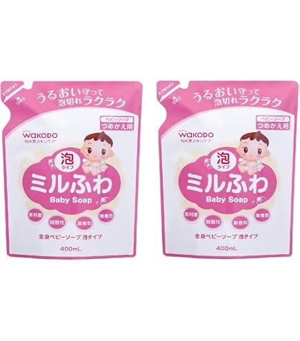 : 和光堂 まとめ買いミルふわ 全身ベビーソープ 泡