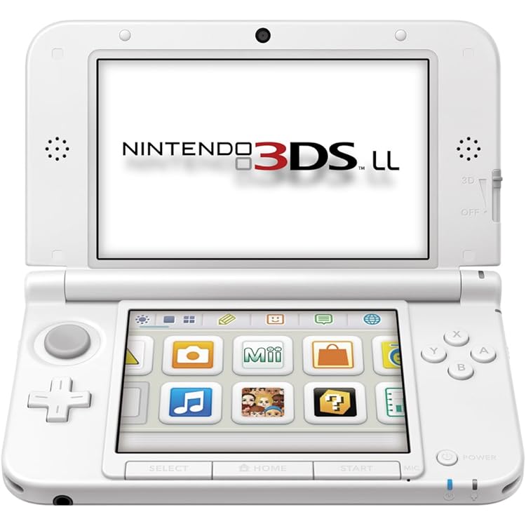 Newニンテンドー3DS LL ホワイト 上IPS搭載 3-024 NINTENDO New 3DS LL XL Metallic Blue Console Stylus NTSC-J