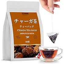 Amazon | チャーガ茶 ティーバッグ 60包 チャーガ カバノアナタケ茶