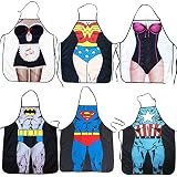 KIKAIJA,Men/Women Creative Kitchen Baking Cooking Chef BBQ Apron Gift,エプロン メンズ (Sexy Woman)