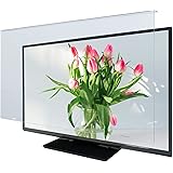 MMK 液晶テレビ保護パネル アンチグレア ブルーライトカット 65インチ 対応 固定ベルト付 テレビガード 65AG2