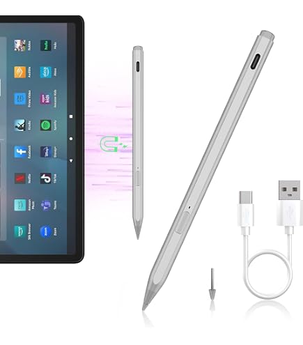Amazon.co.jp: AMZ Fireタブレット用スタイラスペン - Fire HD 10