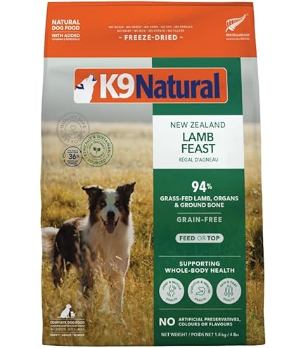 k9ナチュラル (ケーナインナチュラル) ラム&キングサーモン1.8kg K9ナチュラル フリーズドライ ラム＆キングサーモン・フィースト