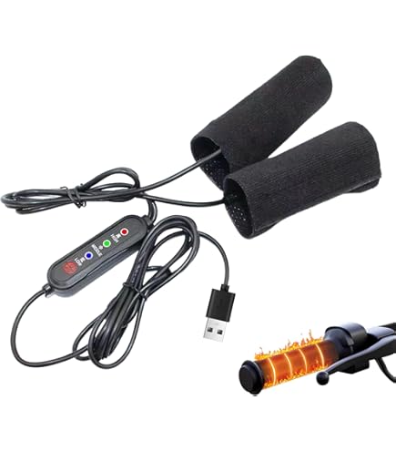 Amazon | Ziifun グリップヒーター バイク用 巻き付け式 グリップ