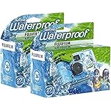 富士フィルム 使い捨て QuickSnap 防水 プール 水中 35mm カメラ 2個入り
