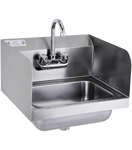 Amazon.co.jp: APLWY 高さ25インチ 商業用蛇口 壁マウント スプレー