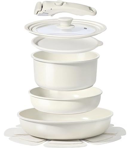 Amazon.co.jp: GiPP 鍋 フライパン セット 15点 食洗機対応 セラミック