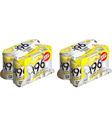 Amazon.co.jp: －196ストロングゼロ ダブルレモン 350ml x 6本 : 食品