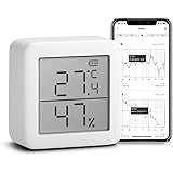 【Works with Alexa認定】SwitchBot 温湿度計 デジタル スマート家電 高精度 スイス製センサー スマホで温度湿度管理 梅雨 熱中症対策 アラーム付き グラフ記録 Alexa、Google home、HomePod、IFTTT 
