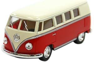 KiNSMART 1:32 フォルクスワーゲン バス レッド ウィンドウボックス 200-525