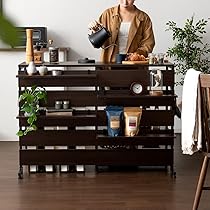 Amazon.co.jp: エア・リゾーム レンジ台 レンジラック キッチン