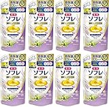 【まとめ買い】医薬部外品　薬用ソフレ 濃厚しっとり入浴液 ホワイトフローラルの香り つめかえ用 400mL 入浴剤×8個