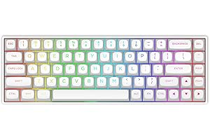 e元素 Hz-68ラピッドトリガーメカニカル式ゲーミングキーボード 60%ワイヤードキーボード 調整可能アクチュエーション マグネットスイッチ ポーリングレート8000Hz RGBバックライト PCゲーマー向けミニ68キーパソコン用キーボード