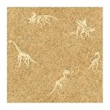 York Wallcoverings CK7647SMP Candice Olson Kids Dinosaur Fossil Wallpaper Memo Sample, 8-Inch x 10-I