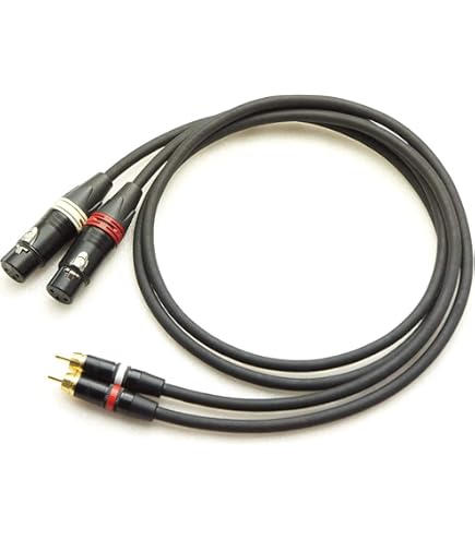 Amazon | BELDEN 88760 XLR(メス)-RCA 2本ペア 変換ケーブル (0.3m