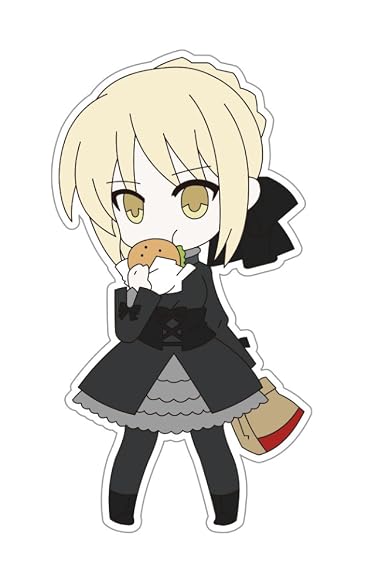 2019年秋アニメ - ハンバーガーを食べるセイバー