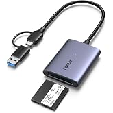 UGREEN cfexpress type b カードリーダー USB-C/USB-A 2in1 8K転送可 最大10Gbps USB3.1 Gen2 | 最大読み取り1250MB/s Windows/Mac/Linux対応 cfexpress ty