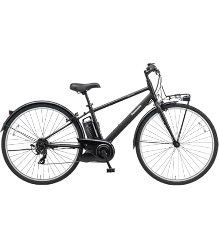 【難あり】美品パナソニック電動アシスト自転車 ブラック 前後バスケット EZ 最大5000円クーポン配布 4000円オフ(予告なく終了) ビッグ