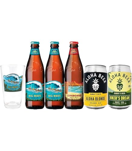 Amazon.co.jp: ハワイビール 飲み比べ 5本セット KONA BEER コナビール