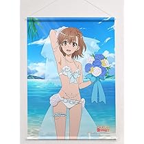 とある科学の超電磁砲T　水着　水遊び　特大タペストリー　御坂美琴　ポップアップ とある科学の超電磁砲T 水着 水遊び 特大タペストリー 御坂美琴