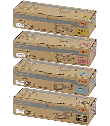 Amazon.co.jp: OKI 純正 TC-C4A1 トナーカートリッジ 4色セット