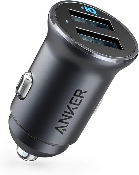 Anker PowerDrive Speed 2/24W/2ポート/カーチャージャー/PowerIQ対応/iPhone/iPad/Android各種対応 USB - 1