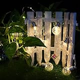 MIYOLE LEDストリングライト イルミネーション ソーラー 屋外 ガーデン クリスマス お祭り 商店街 学園祭 電球間隔20cm IP44防水