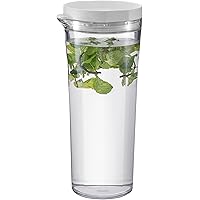 HARIO(ハリオ) フリーザーポット JUSIO 実用容量1100ml ホワイト トライタン 割れにくい 熱湯・食洗器OK 冷水筒 日本製 FPJ-11-W